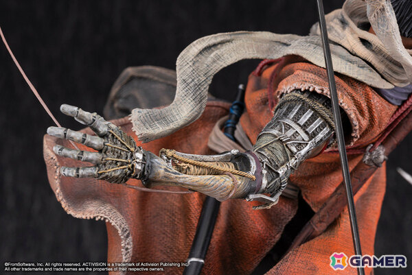 「SEKIRO: SHADOWS DIE TWICE」狼のスタチューがコトブキヤショップ限定で登場！破戒僧に飛び掛かる瞬間の気迫を1/7スケールで徹底再現の画像14