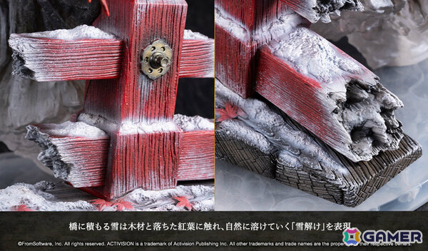 「SEKIRO: SHADOWS DIE TWICE」狼のスタチューがコトブキヤショップ限定で登場！破戒僧に飛び掛かる瞬間の気迫を1/7スケールで徹底再現の画像19