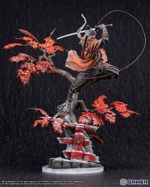 「SEKIRO: SHADOWS DIE TWICE」狼のスタチューがコトブキヤショップ限定で登場！破戒僧に飛び掛かる瞬間の気迫を1/7スケールで徹底再現の画像2