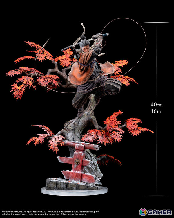 「SEKIRO: SHADOWS DIE TWICE」狼のスタチューがコトブキヤショップ限定で登場！破戒僧に飛び掛かる瞬間の気迫を1/7スケールで徹底再現の画像23