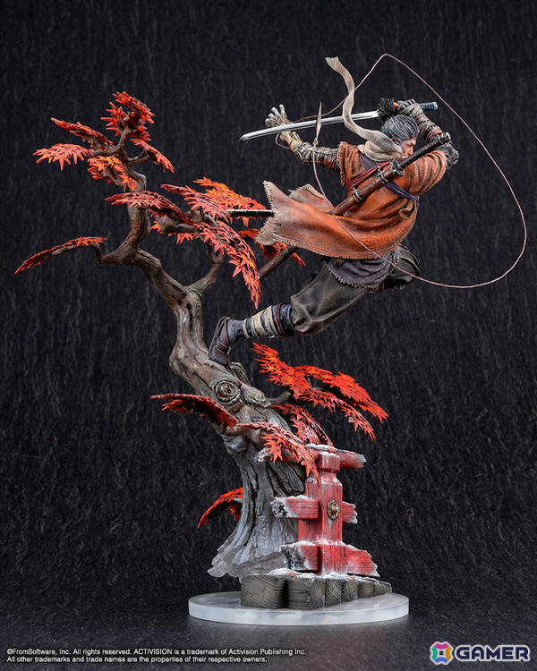 「SEKIRO: SHADOWS DIE TWICE」狼のスタチューがコトブキヤショップ限定で登場！破戒僧に飛び掛かる瞬間の気迫を1/7スケールで徹底再現の画像3