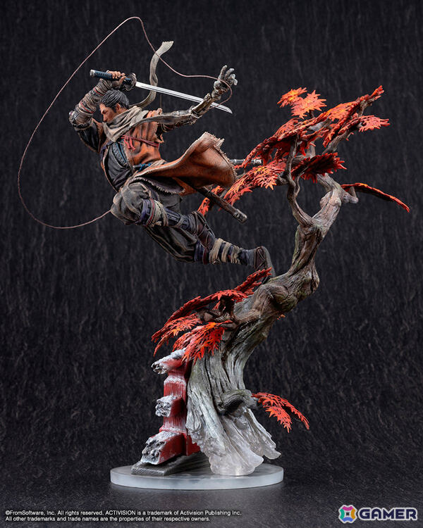 「SEKIRO: SHADOWS DIE TWICE」狼のスタチューがコトブキヤショップ限定で登場！破戒僧に飛び掛かる瞬間の気迫を1/7スケールで徹底再現の画像6