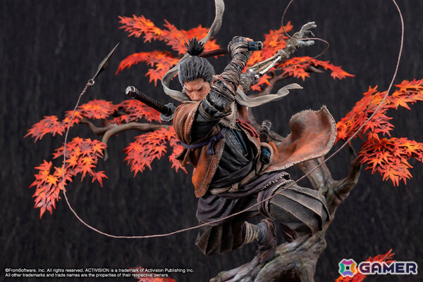 「SEKIRO: SHADOWS DIE TWICE」狼のスタチューがコトブキヤショップ限定で登場！破戒僧に飛び掛かる瞬間の気迫を1/7スケールで徹底再現の画像8