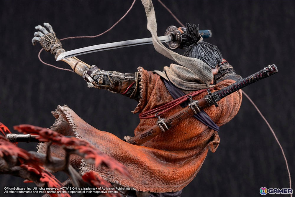 「SEKIRO: SHADOWS DIE TWICE」狼のスタチューがコトブキヤショップ限定で登場！破戒僧に飛び掛かる瞬間の気迫を1/7スケールで徹底再現の画像