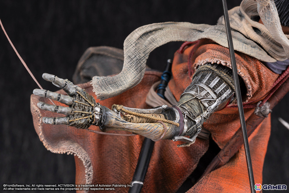 「SEKIRO: SHADOWS DIE TWICE」狼のスタチューがコトブキヤショップ限定で登場！破戒僧に飛び掛かる瞬間の気迫を1/7スケールで徹底再現の画像