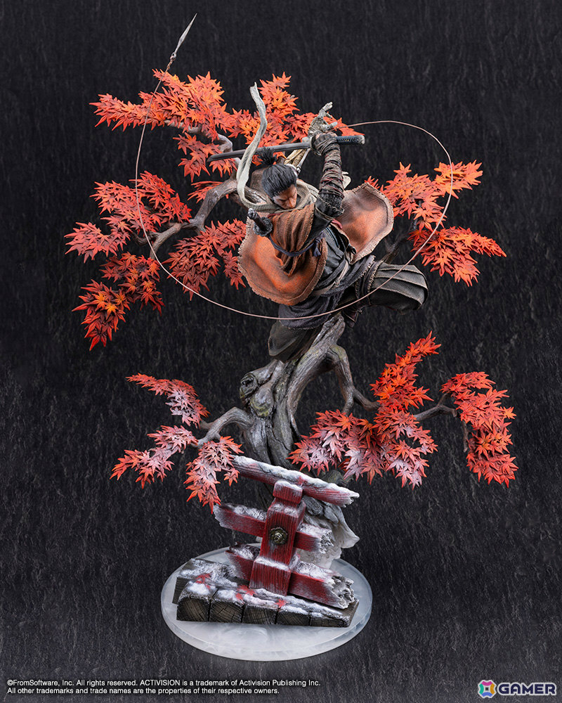 「SEKIRO: SHADOWS DIE TWICE」狼のスタチューがコトブキヤショップ限定で登場！破戒僧に飛び掛かる瞬間の気迫を1/7スケールで徹底再現の画像