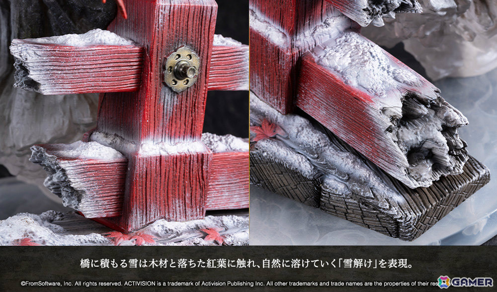 「SEKIRO: SHADOWS DIE TWICE」狼のスタチューがコトブキヤショップ限定で登場！破戒僧に飛び掛かる瞬間の気迫を1/7スケールで徹底再現の画像