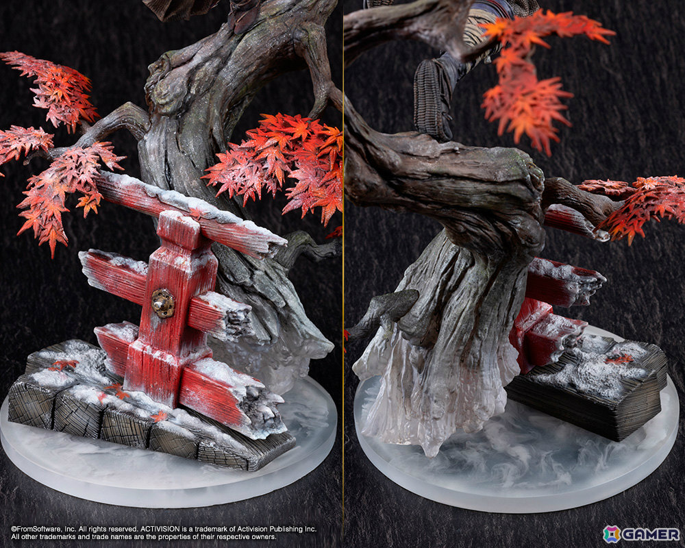「SEKIRO: SHADOWS DIE TWICE」狼のスタチューがコトブキヤショップ限定で登場！破戒僧に飛び掛かる瞬間の気迫を1/7スケールで徹底再現の画像