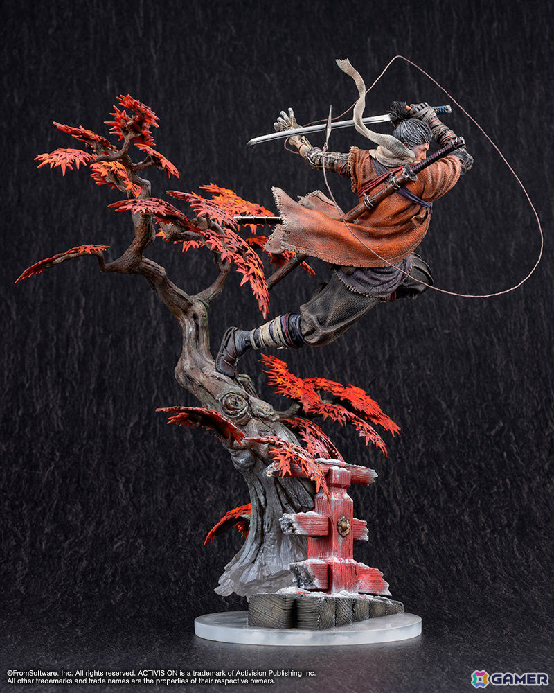 「SEKIRO: SHADOWS DIE TWICE」狼のスタチューがコトブキヤショップ限定で登場！破戒僧に飛び掛かる瞬間の気迫を1/7スケールで徹底再現の画像