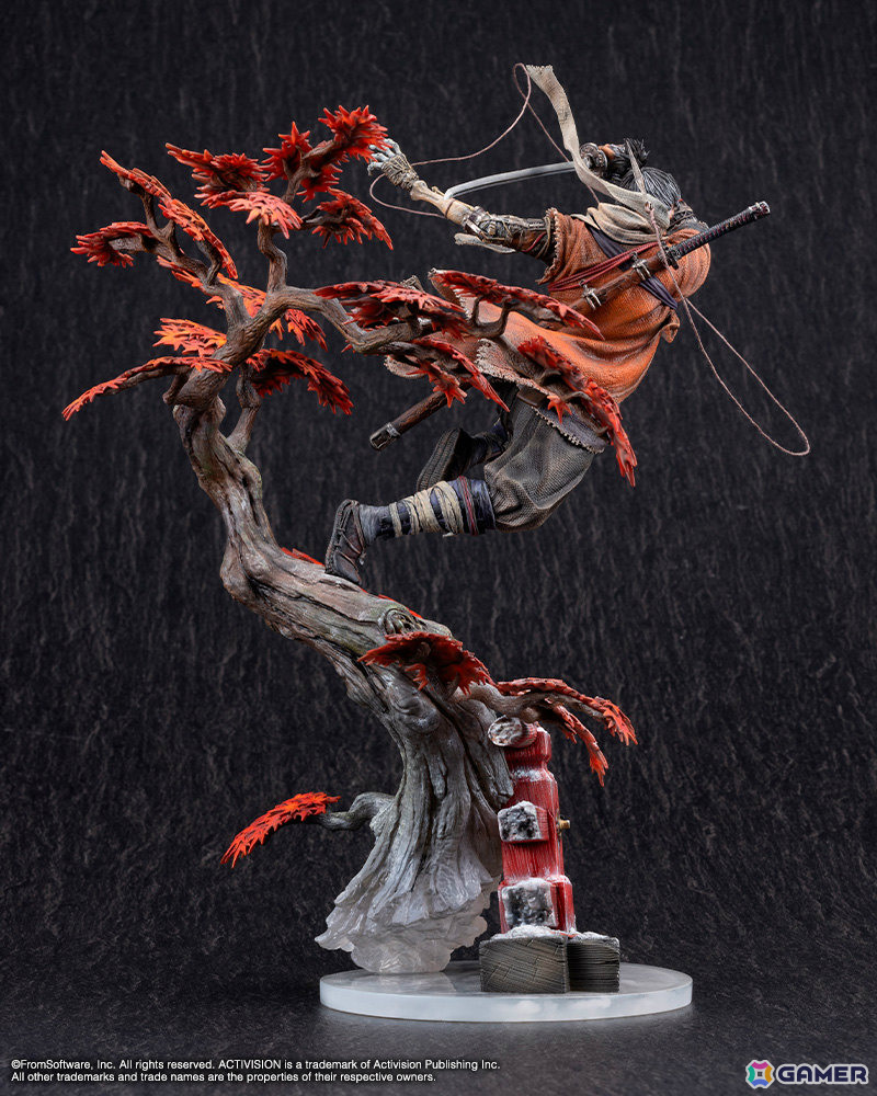 「SEKIRO: SHADOWS DIE TWICE」狼のスタチューがコトブキヤショップ限定で登場！破戒僧に飛び掛かる瞬間の気迫を1/7スケールで徹底再現の画像
