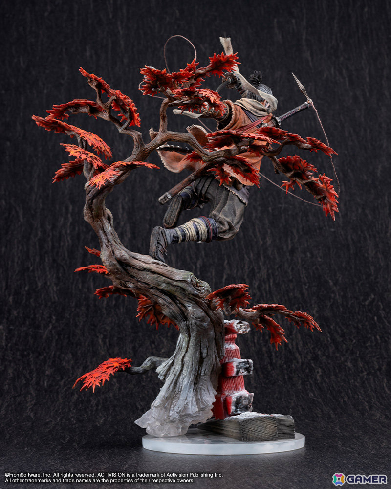 「SEKIRO: SHADOWS DIE TWICE」狼のスタチューがコトブキヤショップ限定で登場！破戒僧に飛び掛かる瞬間の気迫を1/7スケールで徹底再現の画像