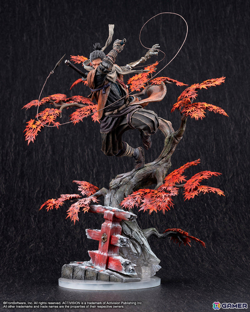 「SEKIRO: SHADOWS DIE TWICE」狼のスタチューがコトブキヤショップ限定で登場！破戒僧に飛び掛かる瞬間の気迫を1/7スケールで徹底再現の画像