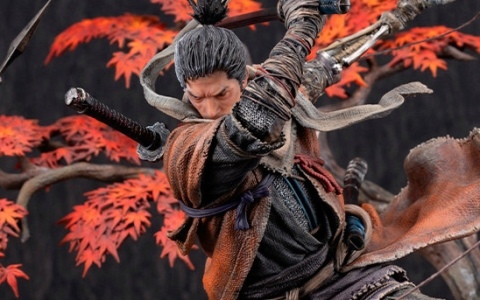 「SEKIRO: SHADOWS DIE TWICE」狼のスタチューがコトブキヤショップ限定で登場！破戒僧に飛び掛かる瞬間の気迫を1/7スケールで徹底再現