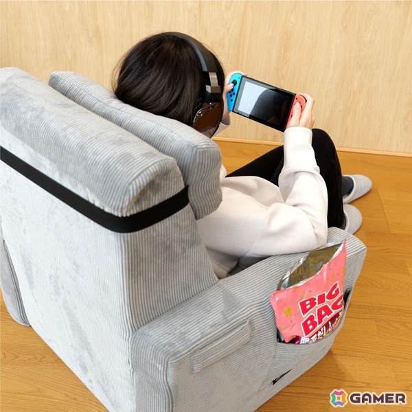 ゲーミング座椅子「運べるスマホソファー」のリニューアルモデルが発売！カバーの着脱が簡単になり夏場の堕落ゲーム環境も快適にの画像6