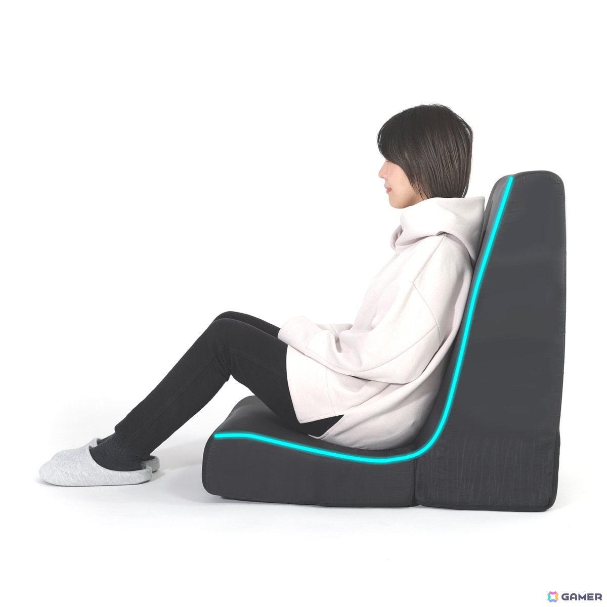 ゲーミング座椅子「運べるスマホソファー」のリニューアルモデルが発売!カバーの着脱が簡単になり夏場の堕落ゲーム環境も快適にの画像