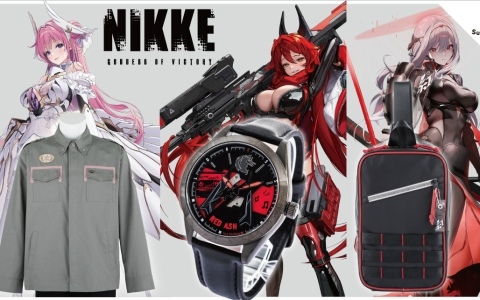 「勝利の女神：NIKKE」ドロシー、レッドフード、紅蓮：ブラックシャドウの腕時計やミリタリージャケット、ボディバッグが登場！