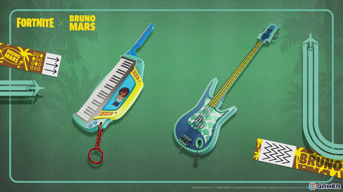 「Fortnite Festival」シーズン9のアイコンにBruno Marsさんが登場！「Die With A Smile」のMVをイメージしたアイテムなどが追加の画像12