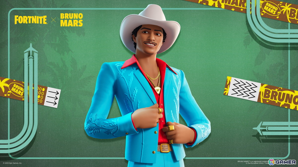 「Fortnite Festival」シーズン9のアイコンにBruno Marsさんが登場！「Die With A Smile」のMVをイメージしたアイテムなどが追加の画像5