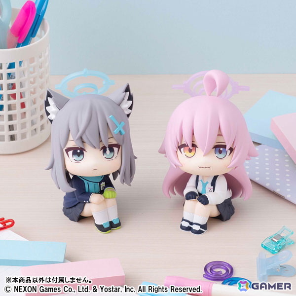 「ブルーアーカイブ」よりシロコとホシノが「るかっぷ」シリーズに登場!見上げる姿やサイズ感がデスクにぴったりの画像