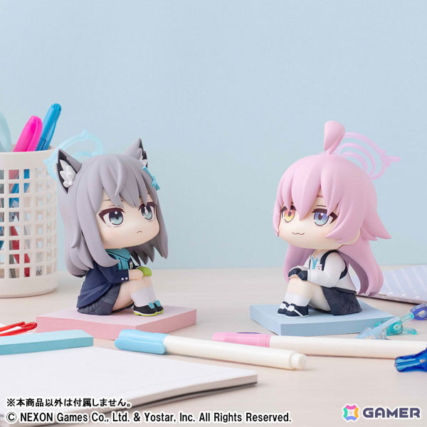 「ブルーアーカイブ」よりシロコとホシノが「るかっぷ」シリーズに登場!見上げる姿やサイズ感がデスクにぴったりの画像