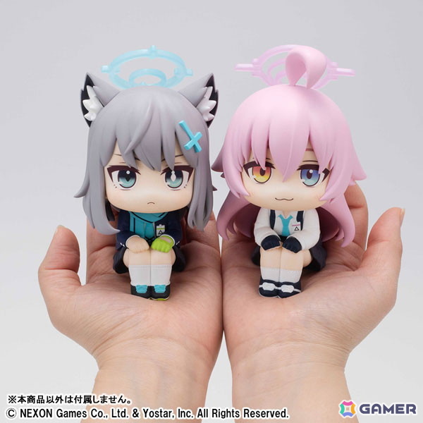 「ブルーアーカイブ」よりシロコとホシノが「るかっぷ」シリーズに登場!見上げる姿やサイズ感がデスクにぴったりの画像