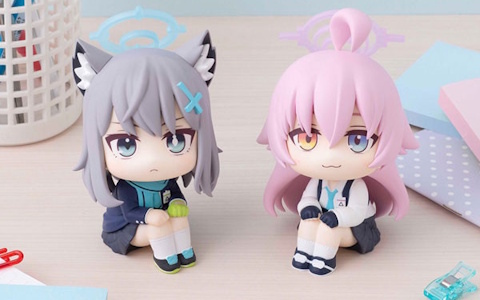 「ブルーアーカイブ」よりシロコとホシノが「るかっぷ」シリーズに登場！見上げる姿やサイズ感がデスクにぴったり