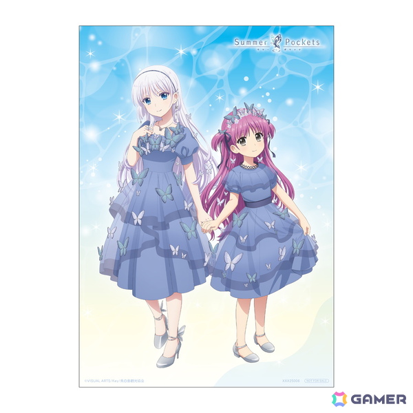 TVアニメ「Summer Pockets」新規描きおろしによる鳴瀬しろは＆加藤うみの蝶ドレスシリーズ商品が発売決定！の画像10