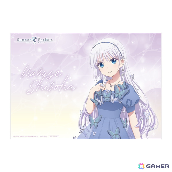 TVアニメ「Summer Pockets」新規描きおろしによる鳴瀬しろは＆加藤うみの蝶ドレスシリーズ商品が発売決定！の画像8