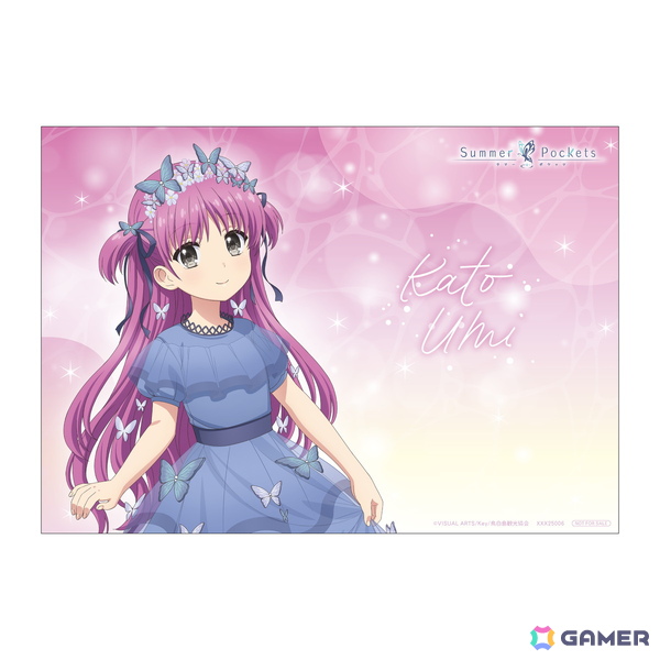 TVアニメ「Summer Pockets」新規描きおろしによる鳴瀬しろは＆加藤うみの蝶ドレスシリーズ商品が発売決定！の画像9