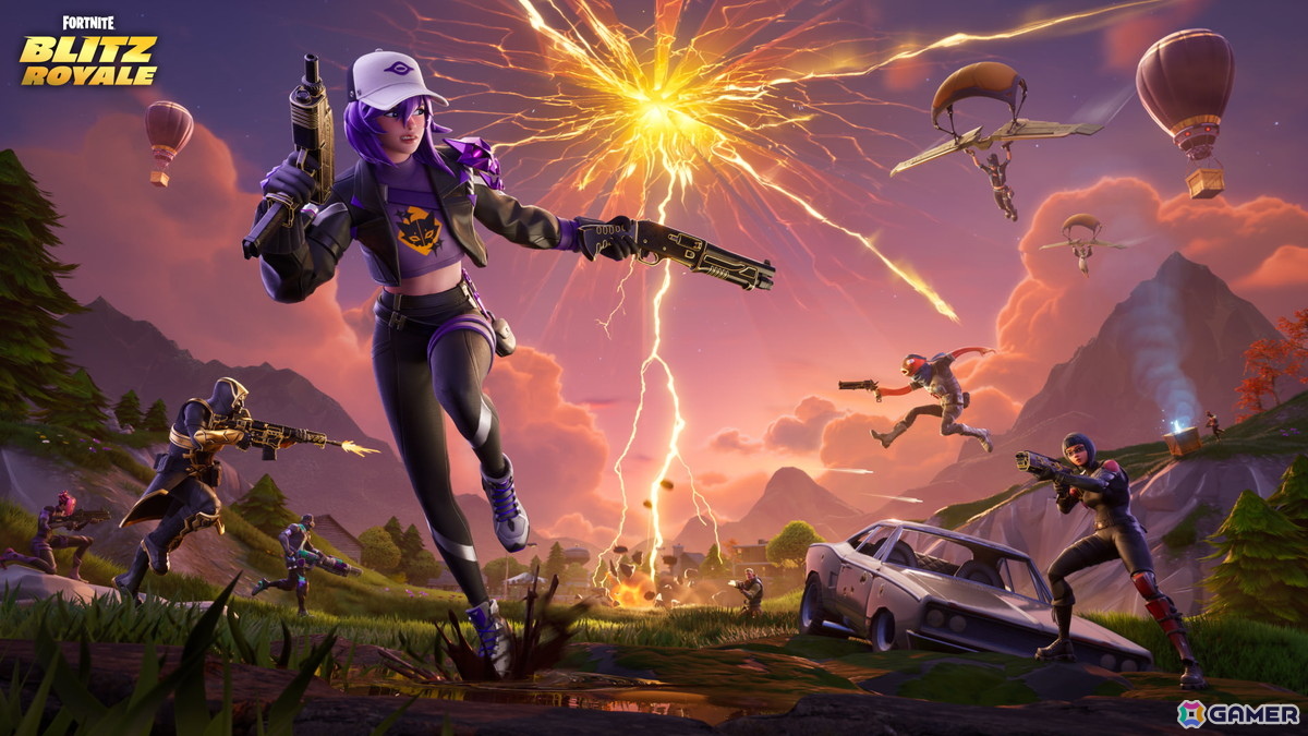 「フォートナイト」に32人対戦モード「Fortnite Blitz Royale」が登場！5分で勝敗が決まるカジュアルなゲームルールが特徴の画像
