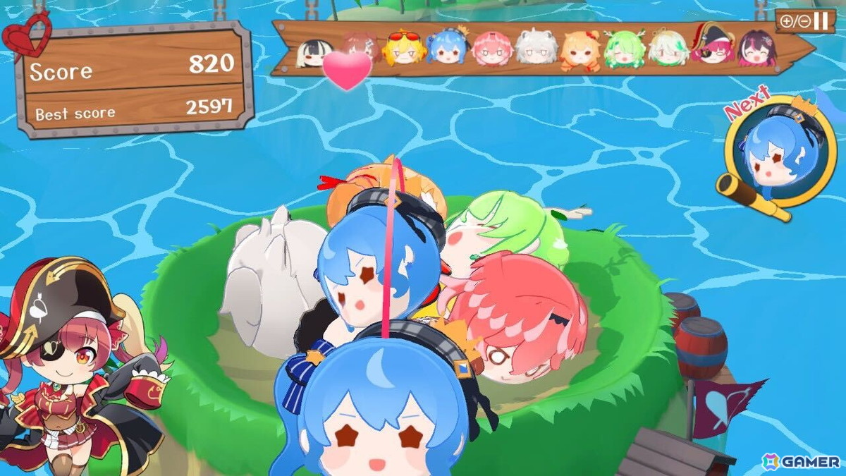 「ホロライブお宝マウンテンてんこ盛りVer」が発売!にぎやか&爽快アクションパズルがSwitchで登場の画像