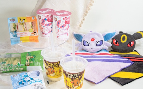 ブイズをイメージしたフラッペやサンドイッチなどがファミマで6月24日より発売！「ポケポケ」のプレゼントコードがもらえるキャンペーンも