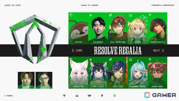 k4senさんによる配信企画シリーズ第36回目「League The k4sen」が6月25日より開催！「LoL」を舞台にストリーマーやVTuberが競い合うの画像9