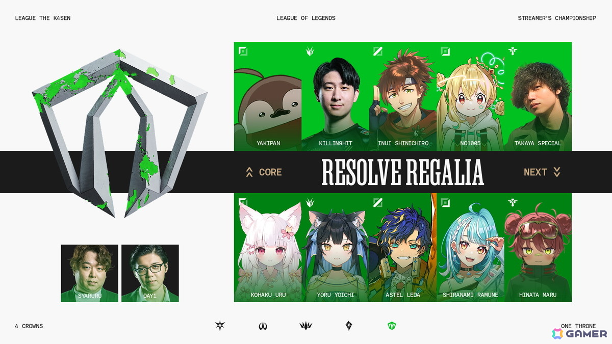 k4senさんによる配信企画シリーズ第36回目「League The k4sen」が6月25日より開催!「LoL」を舞台にストリーマーやVTuberが競い合うの画像