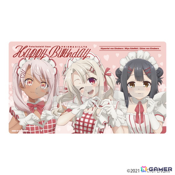 「プリズマ☆イリヤ Waitress」イリヤ・美遊・クロエの誕生日を記念した平田和也氏描き下ろしイラストグッズが登場！ゲーマーズにて7月5日よりフェアが開催の画像15