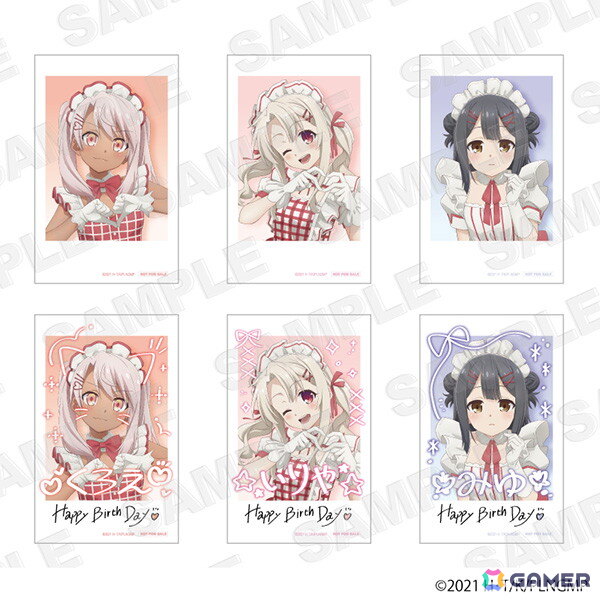 「プリズマ☆イリヤ Waitress」イリヤ・美遊・クロエの誕生日を記念した平田和也氏描き下ろしイラストグッズが登場！ゲーマーズにて7月5日よりフェアが開催の画像2