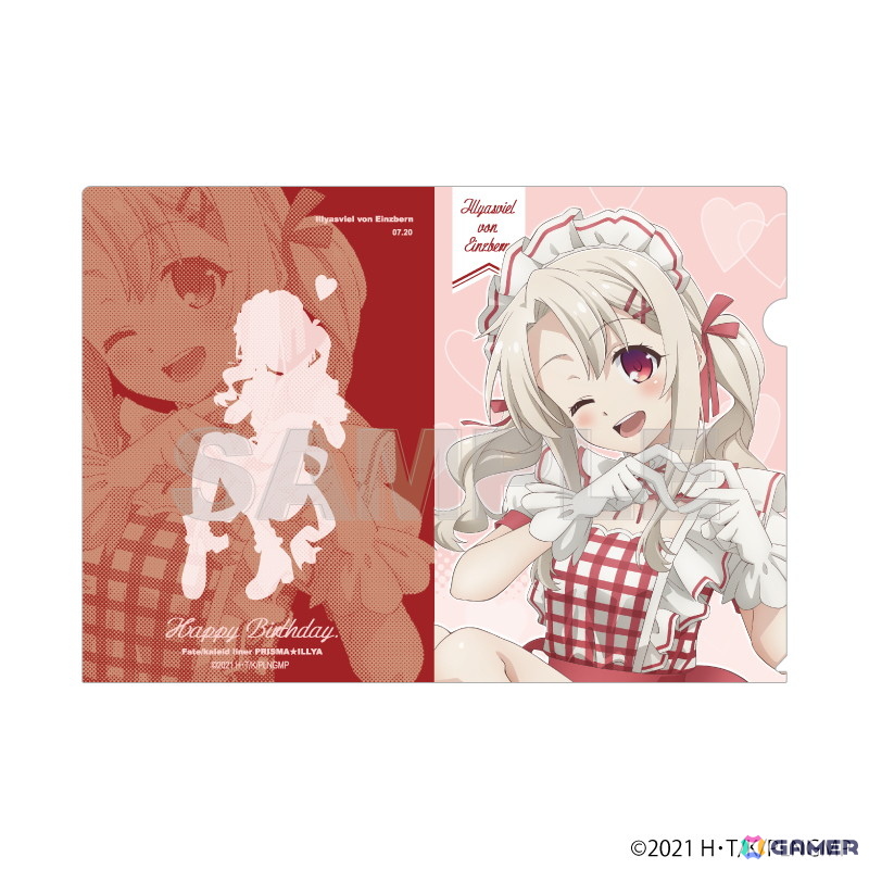 「プリズマ☆イリヤ Waitress」イリヤ・美遊・クロエの誕生日を記念した平田和也氏描き下ろしイラストグッズが登場!ゲーマーズにて7月5日よりフェアが開催の画像