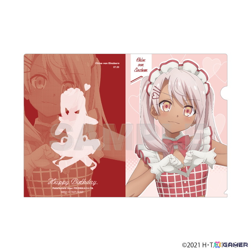 「プリズマ☆イリヤ Waitress」イリヤ・美遊・クロエの誕生日を記念した平田和也氏描き下ろしイラストグッズが登場!ゲーマーズにて7月5日よりフェアが開催の画像