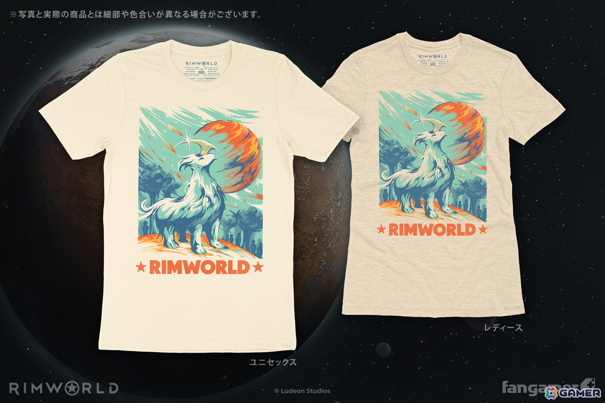 「Buckshot Roulette」と「RimWorld」のグッズがFangamer Japanにて発売!Tシャツやデスクマットなど4つのグッズが登場の画像