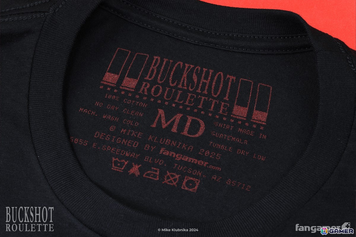 「Buckshot Roulette」と「RimWorld」のグッズがFangamer Japanにて発売！Tシャツやデスクマットなど4つのグッズが登場の画像7
