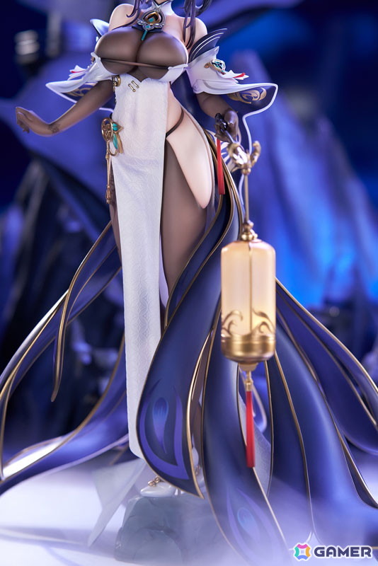 「アズレン」の鎮海が改造後の姿で1/7スケールフィギュアに！内蔵LEDにより点灯可能な提灯が幻想的な雰囲気を演出の画像