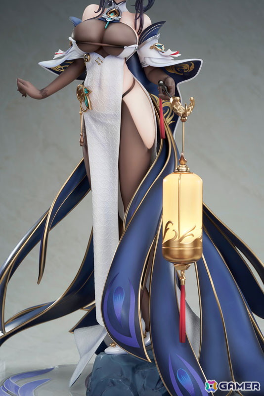 「アズレン」の鎮海が改造後の姿で1/7スケールフィギュアに！内蔵LEDにより点灯可能な提灯が幻想的な雰囲気を演出の画像