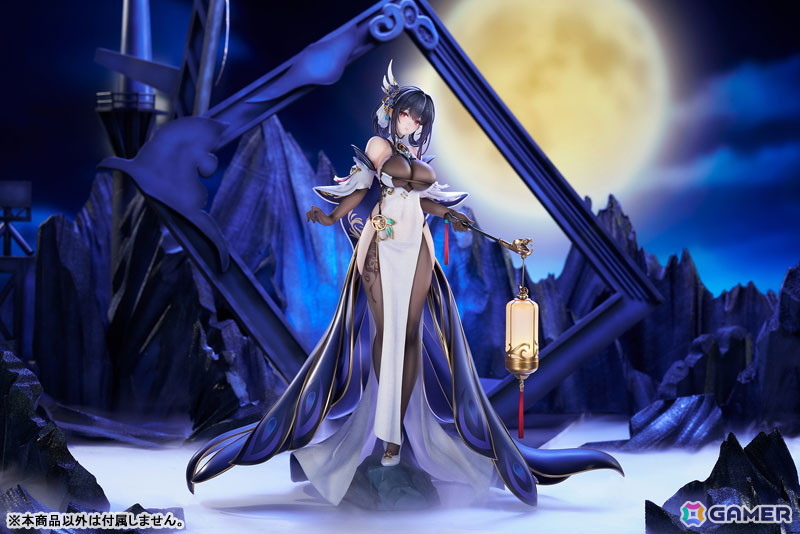 「アズレン」の鎮海が改造後の姿で1/7スケールフィギュアに！内蔵LEDにより点灯可能な提灯が幻想的な雰囲気を演出の画像