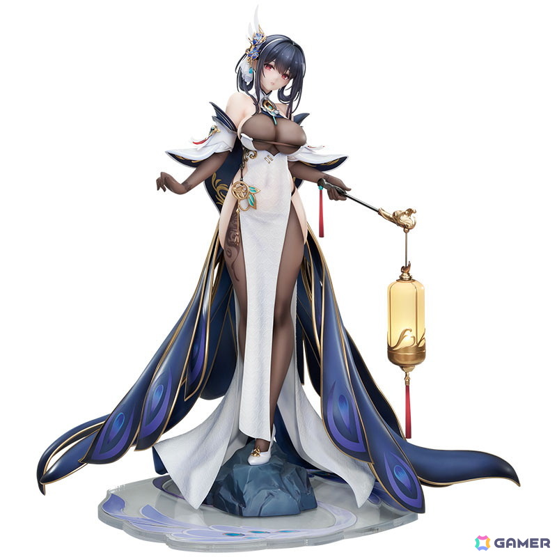 「アズレン」の鎮海が改造後の姿で1/7スケールフィギュアに!内蔵LEDにより点灯可能な提灯が幻想的な雰囲気を演出の画像