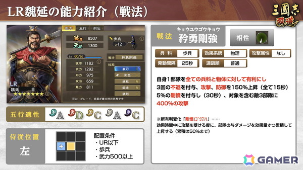 「三國志 覇道」で新長期イベント「群星激闘」が開幕！極求賢令には新LR武将「魏延」「管夷吾」が登場の画像13