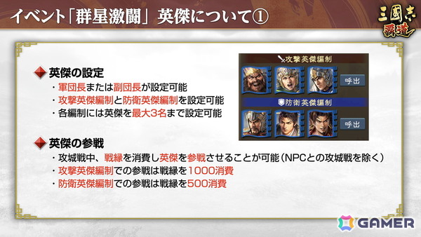「三國志 覇道」で新長期イベント「群星激闘」が開幕！極求賢令には新LR武将「魏延」「管夷吾」が登場の画像7