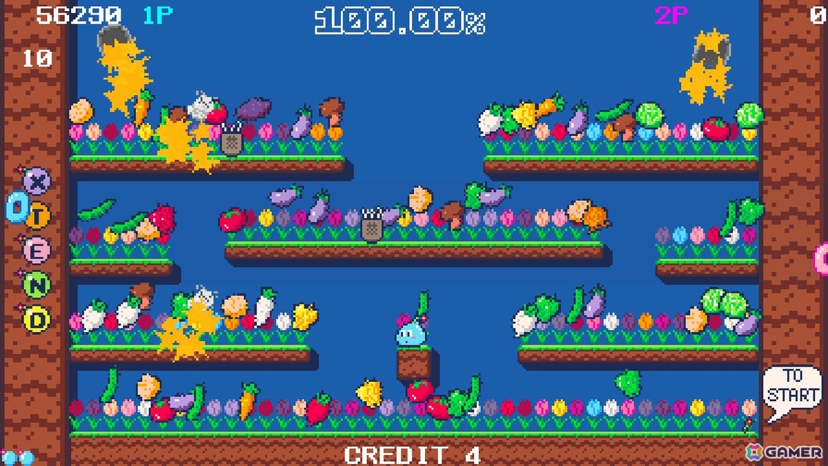 固定画面アクションゲーム「ブルームパラダイス」がSwitchとSteamにて配信！1つのソフトで2人プレイが可能の画像3