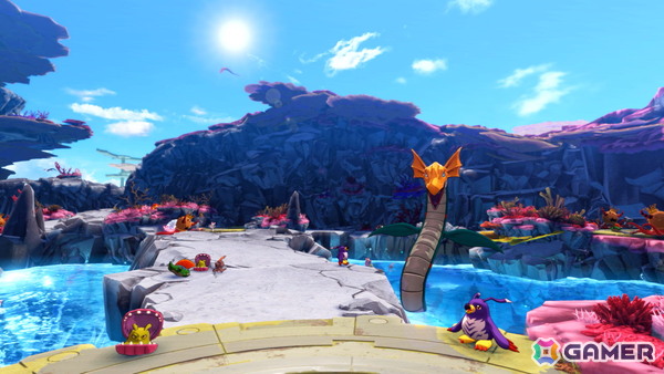 「デジモンストーリー タイムストレンジャー」眺めているだけでも楽しいデジタルワールド・イリアスの探索＆パロットモン戦を先行体験！の画像