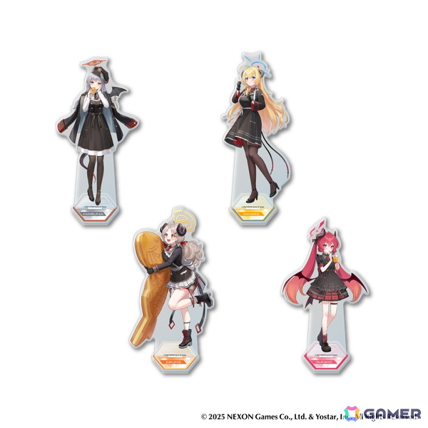 「ブルアカ」とGiGOのコラボキャンペーンが7月5日よりスタート！ハルナ、アカリ、イズミ、ジュンコのコラボたい焼きやオリジナルグッズが販売の画像3