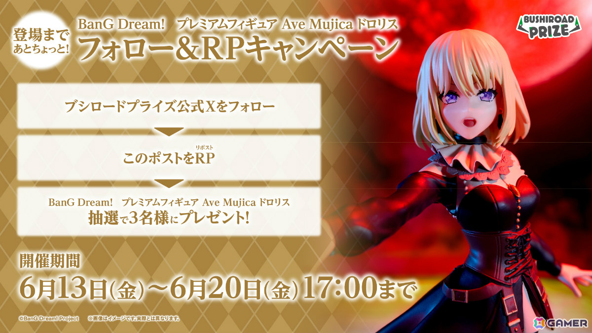 各2個☆バンドリ！ プレミアムフィギュア ドロリス
